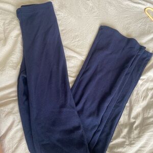 Dark Blue Flared Leggings